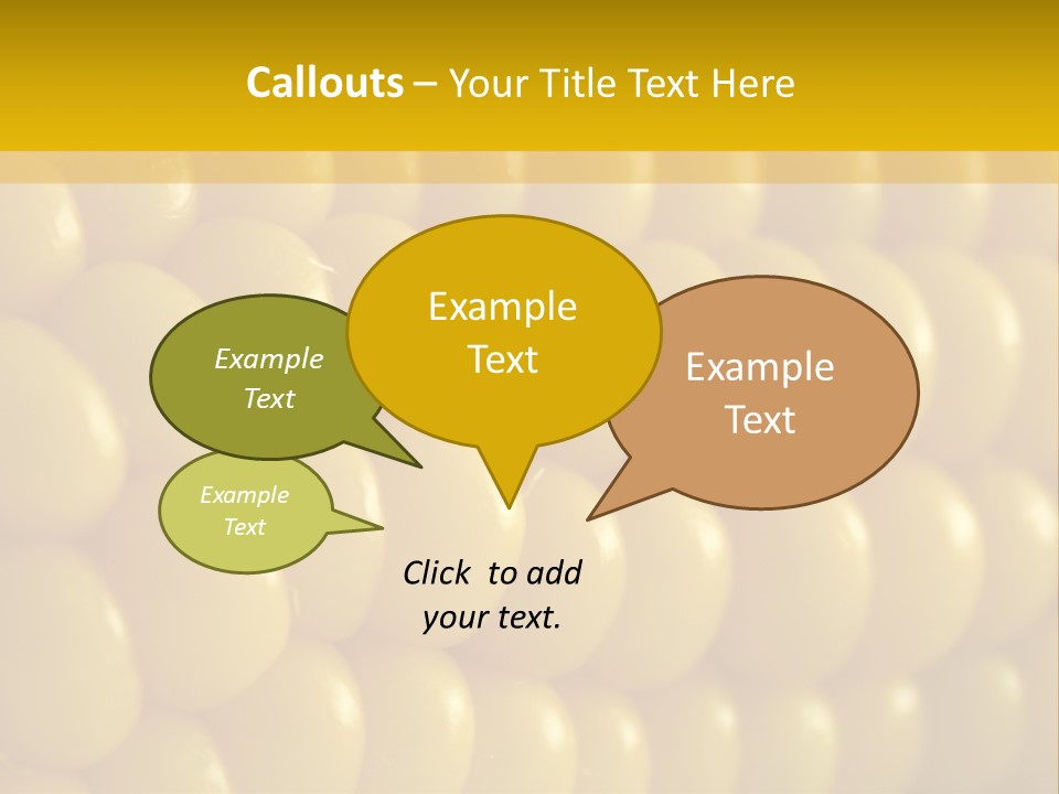 Flavour Nourishing Kernel PowerPoint Template
