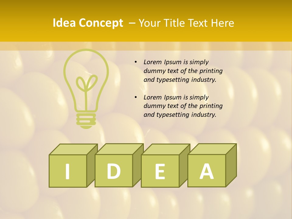 Flavour Nourishing Kernel PowerPoint Template