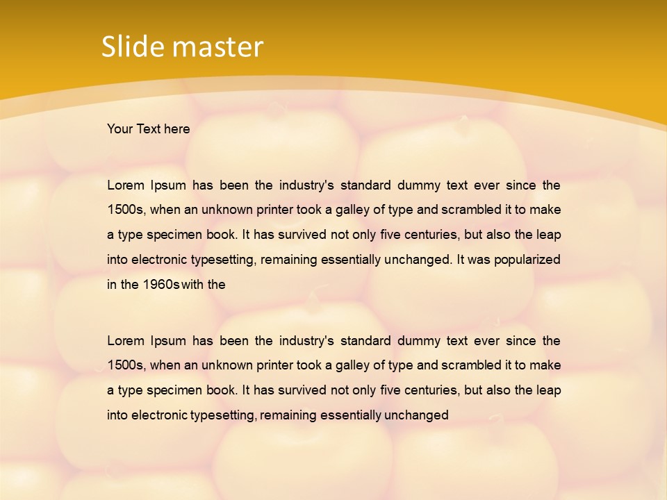 Autumn Kernel Ingredient PowerPoint Template