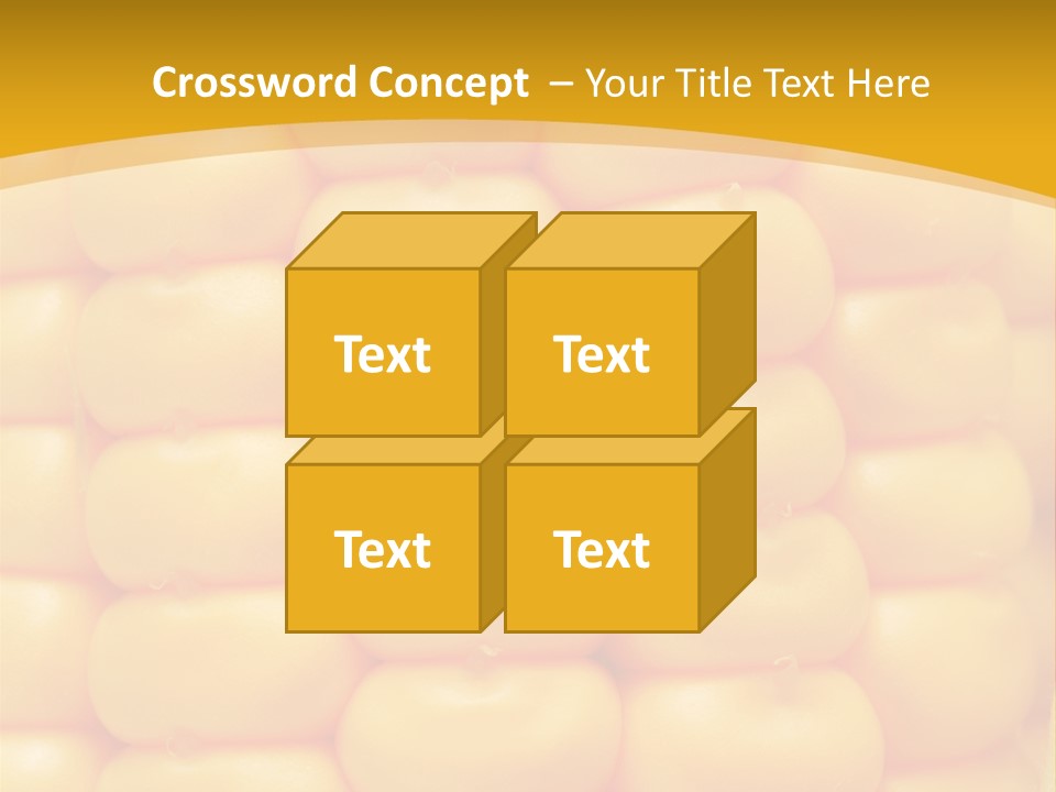 Autumn Kernel Ingredient PowerPoint Template