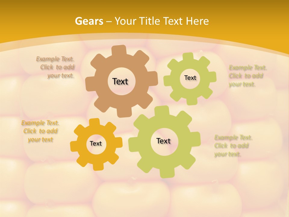 Autumn Kernel Ingredient PowerPoint Template