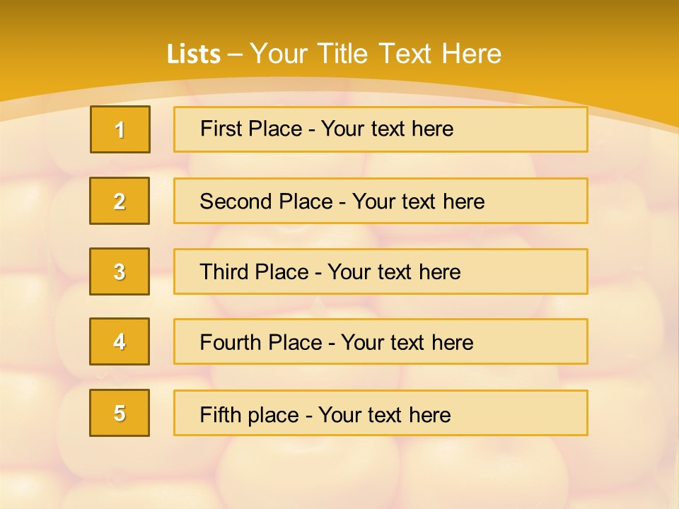 Autumn Kernel Ingredient PowerPoint Template