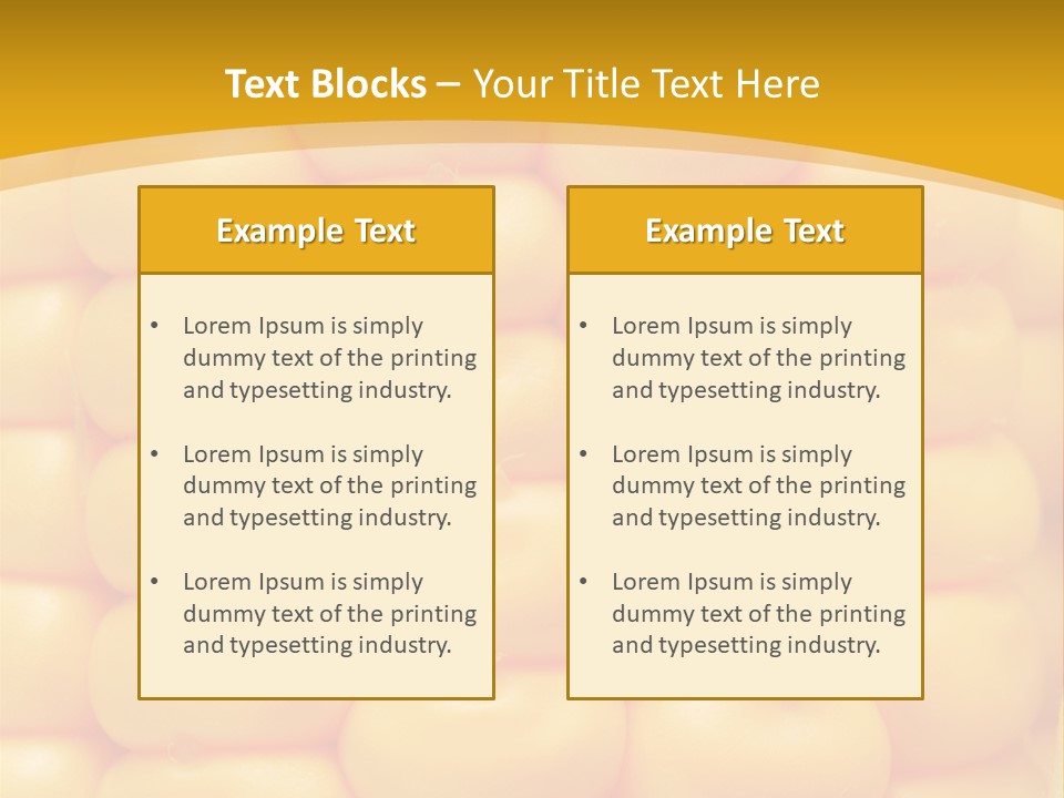 Autumn Kernel Ingredient PowerPoint Template