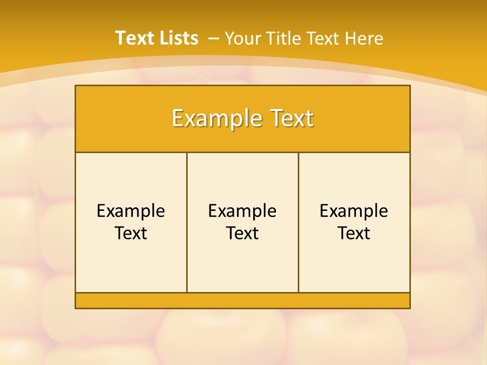 Autumn Kernel Ingredient PowerPoint Template