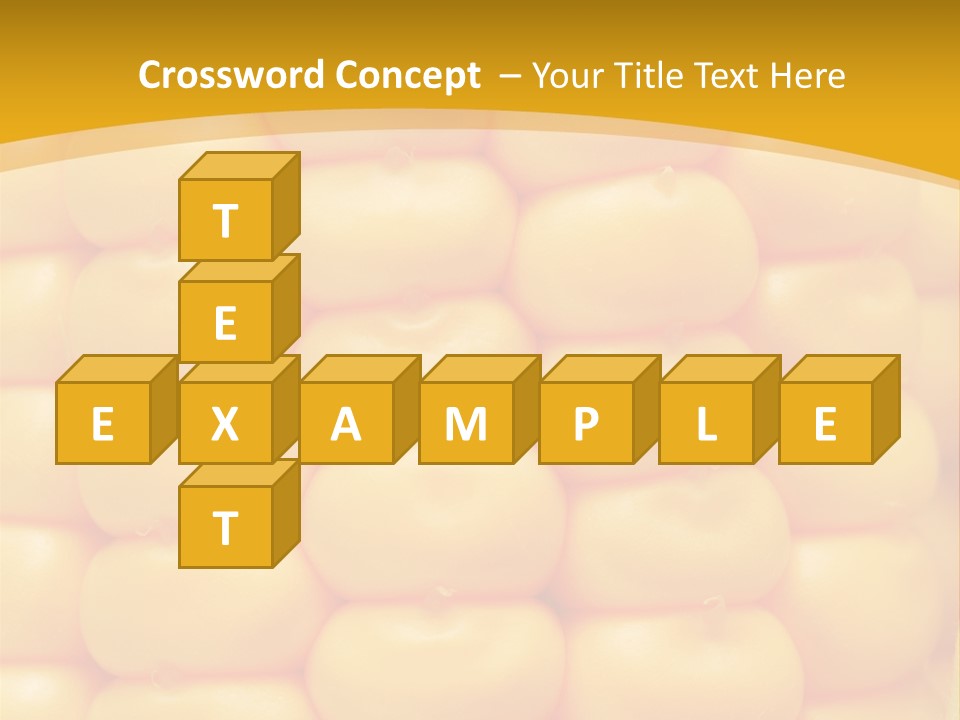 Autumn Kernel Ingredient PowerPoint Template