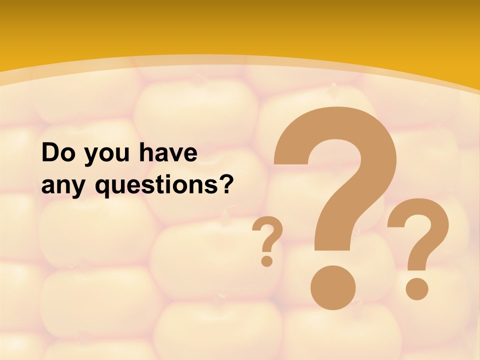 Autumn Kernel Ingredient PowerPoint Template