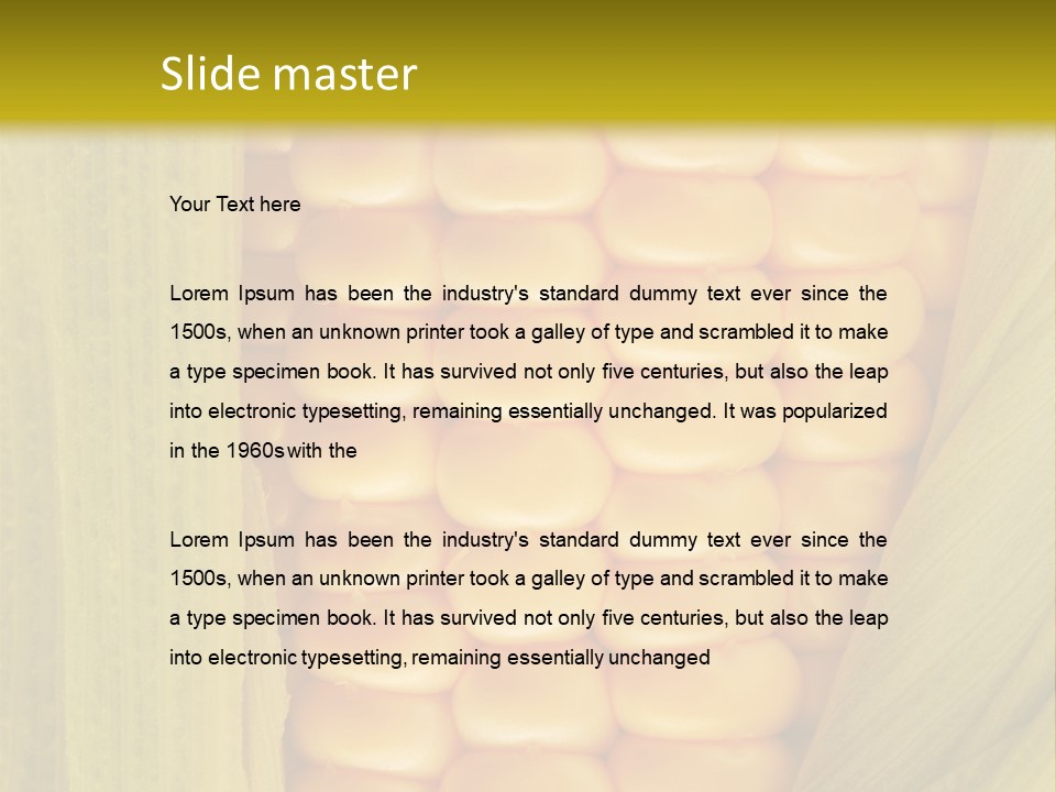 Colour Background Raw PowerPoint Template