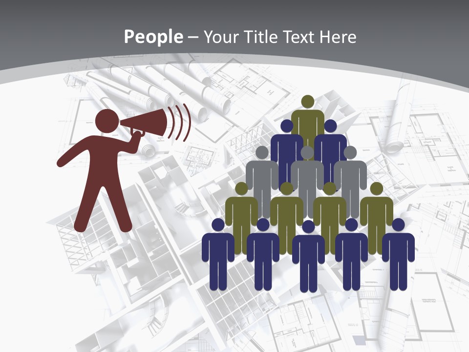 Family Building Domestic PowerPoint Template