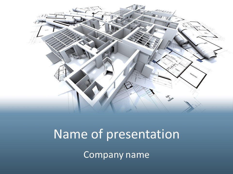 Trade Business Draw PowerPoint Template