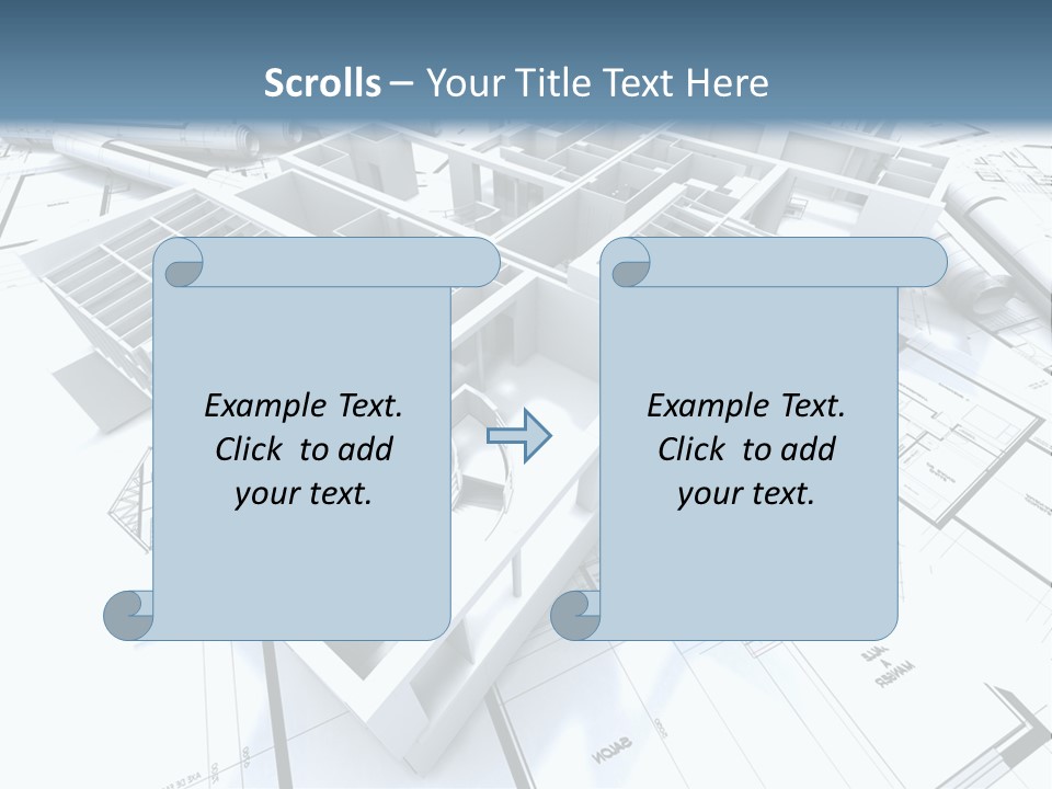 Trade Business Draw PowerPoint Template