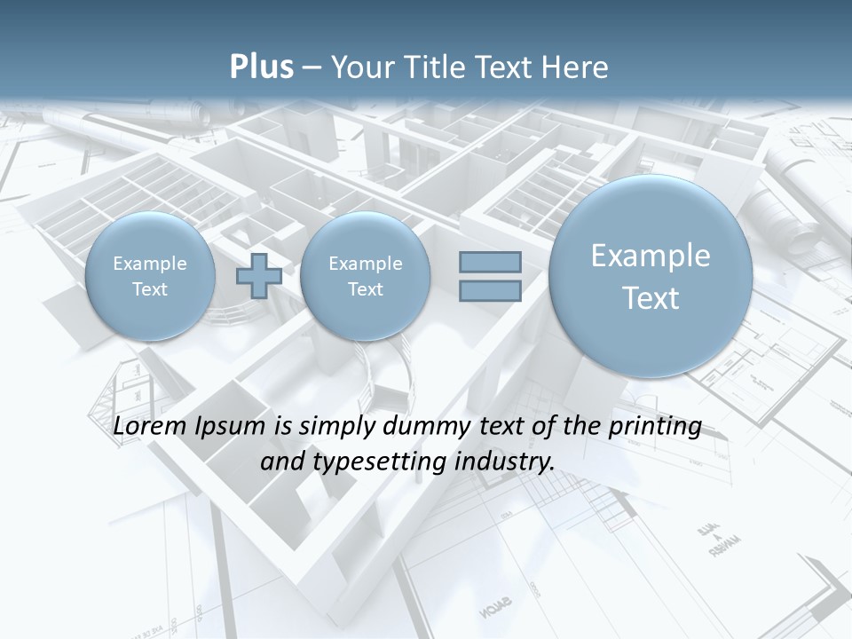 Trade Business Draw PowerPoint Template