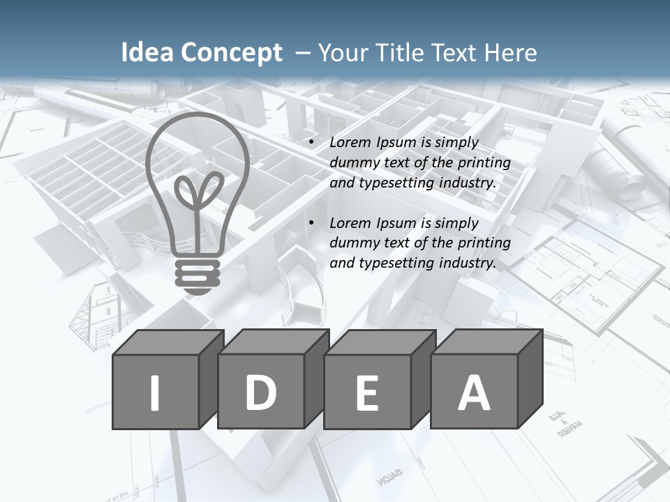 Trade Business Draw PowerPoint Template
