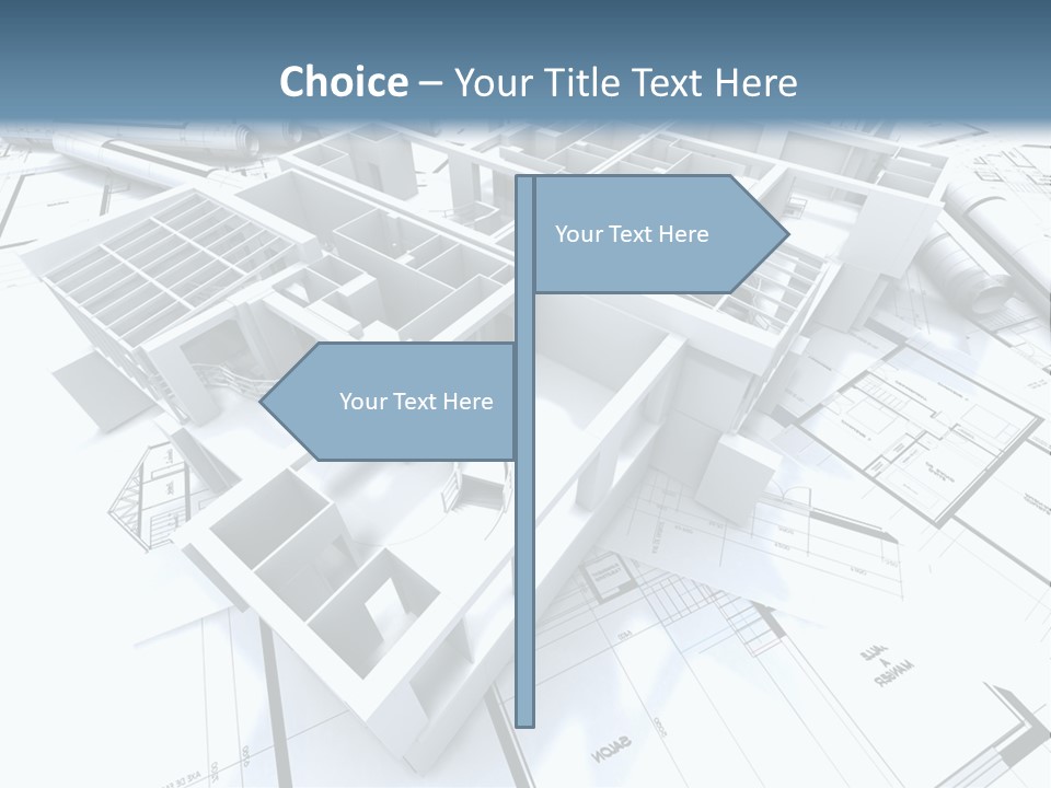 Trade Business Draw PowerPoint Template