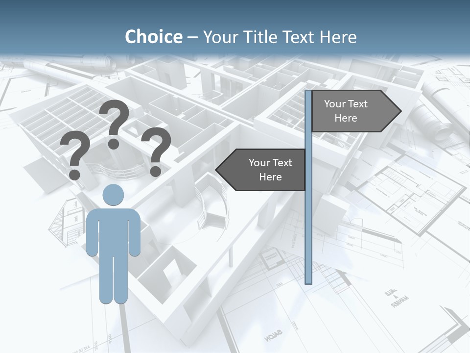 Trade Business Draw PowerPoint Template
