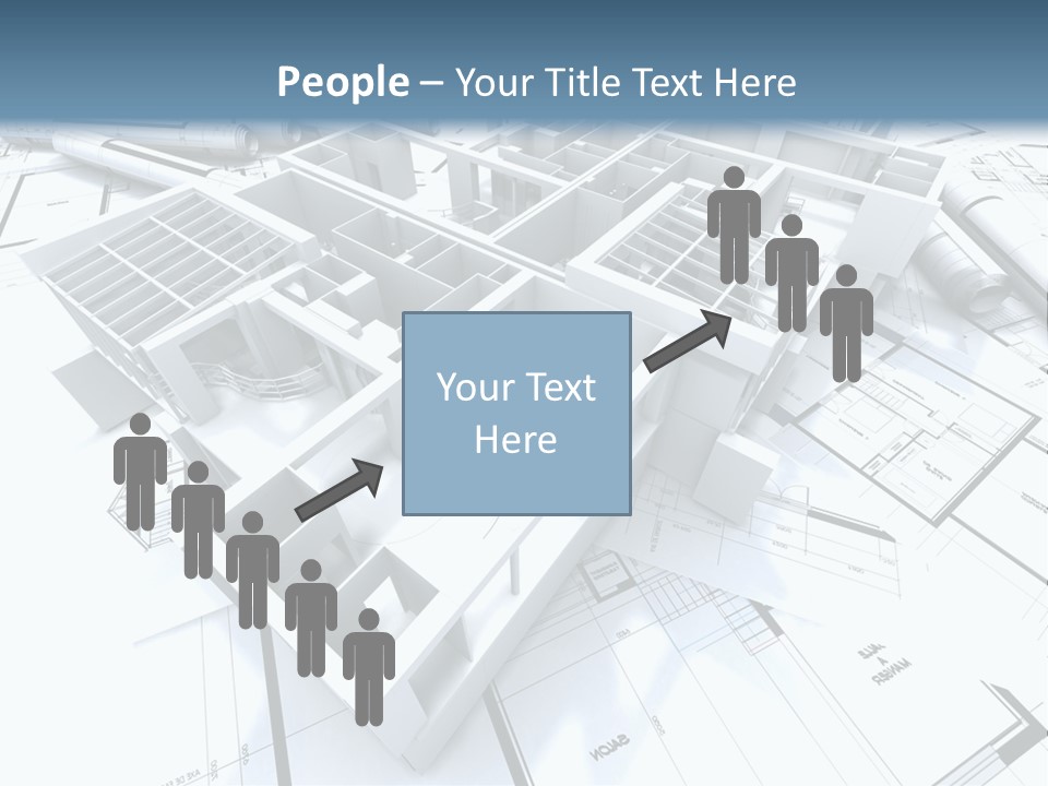 Trade Business Draw PowerPoint Template