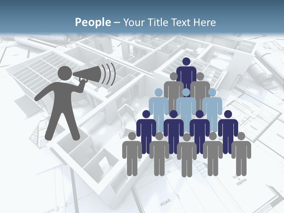 Trade Business Draw PowerPoint Template