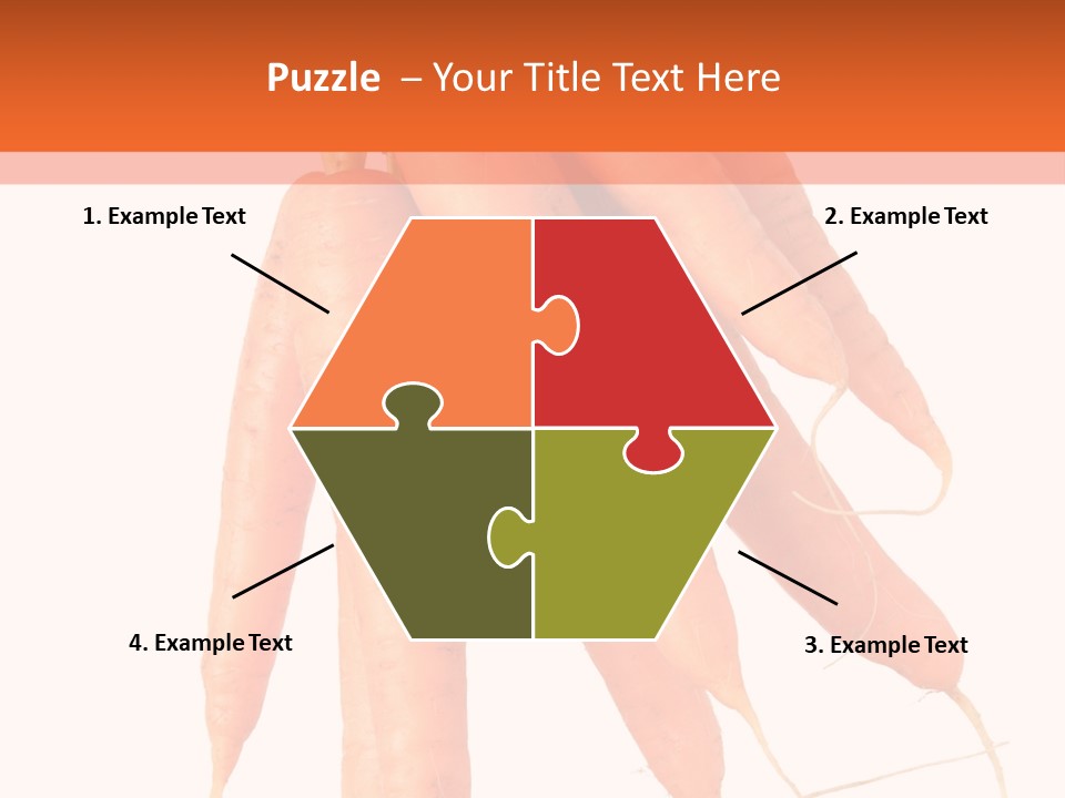 Agricultural Ingredients Orange PowerPoint Template