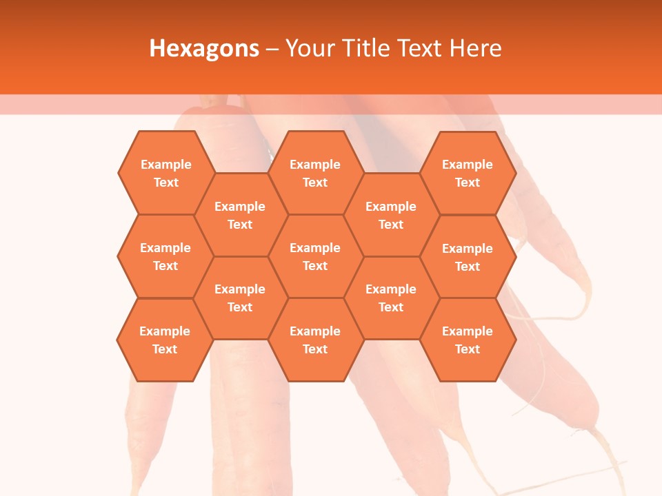Agricultural Ingredients Orange PowerPoint Template