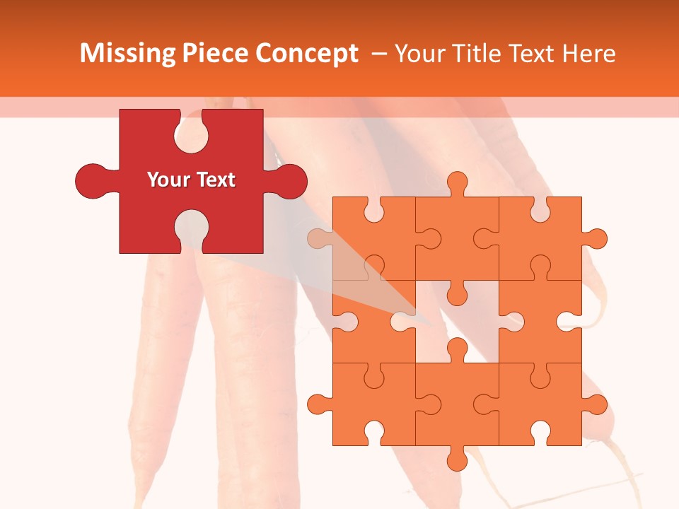 Agricultural Ingredients Orange PowerPoint Template