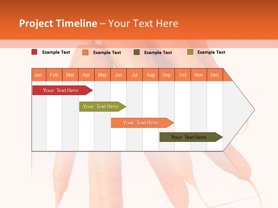 Agricultural Ingredients Orange PowerPoint Template
