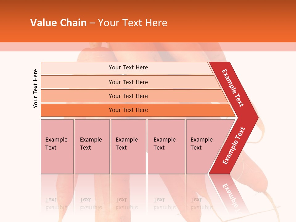 Agricultural Ingredients Orange PowerPoint Template