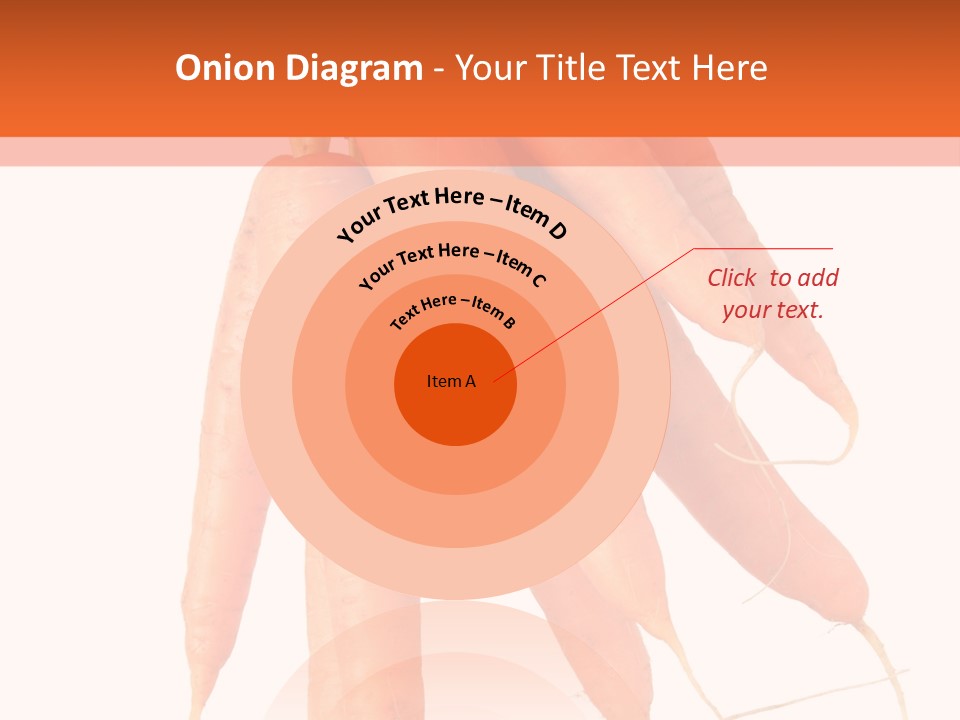 Agricultural Ingredients Orange PowerPoint Template