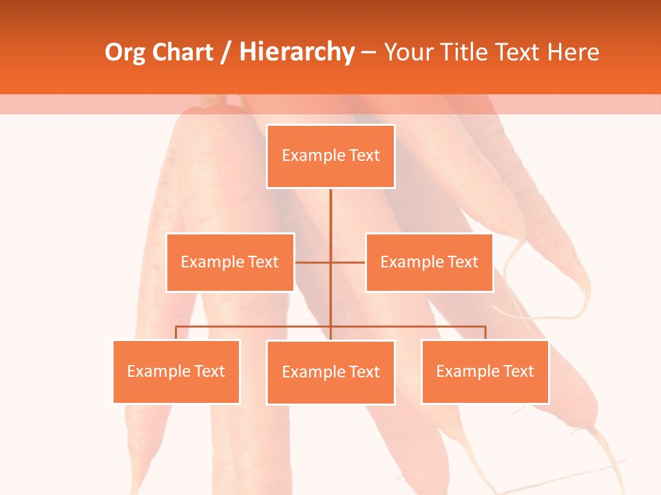 Agricultural Ingredients Orange PowerPoint Template