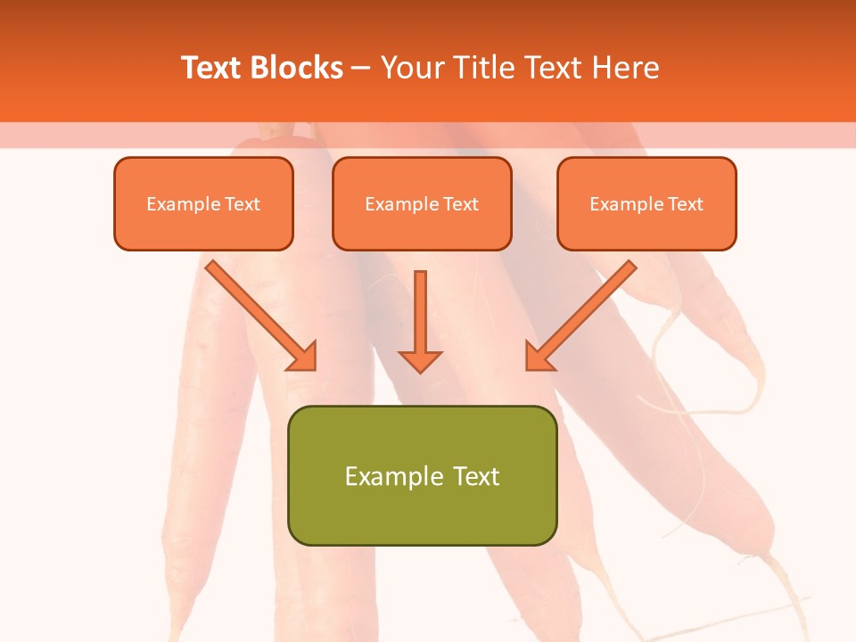 Agricultural Ingredients Orange PowerPoint Template