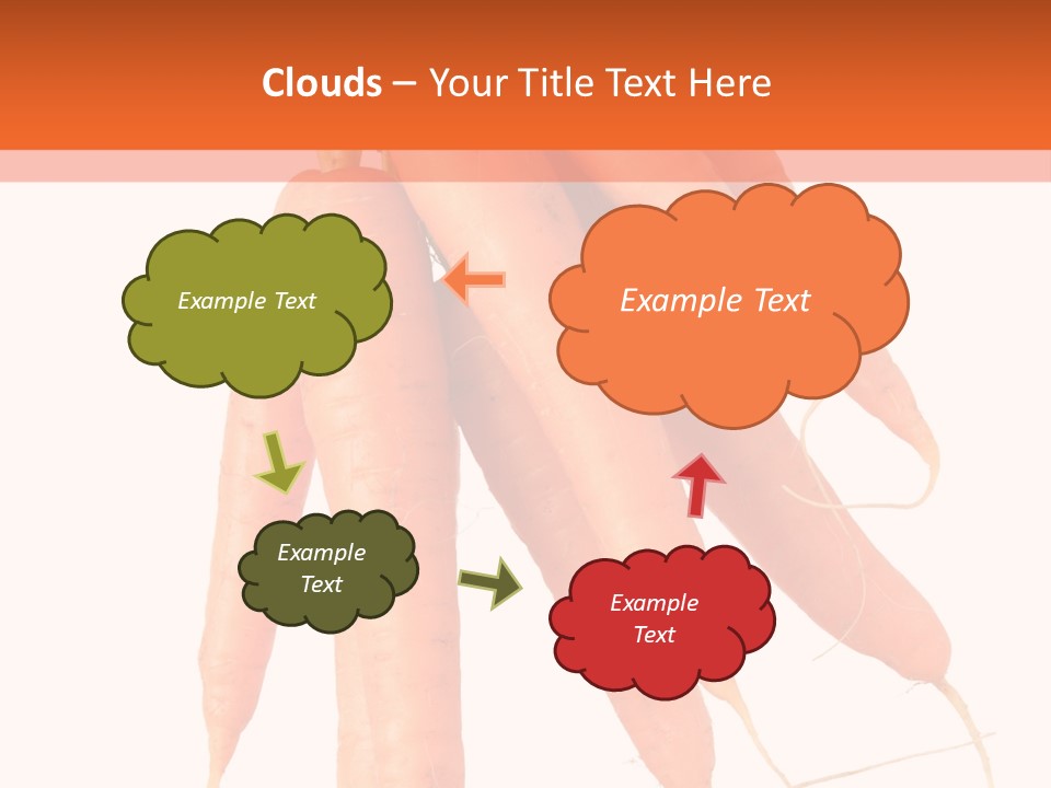 Agricultural Ingredients Orange PowerPoint Template