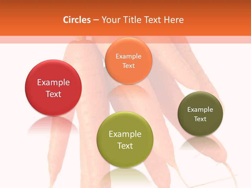 Agricultural Ingredients Orange PowerPoint Template