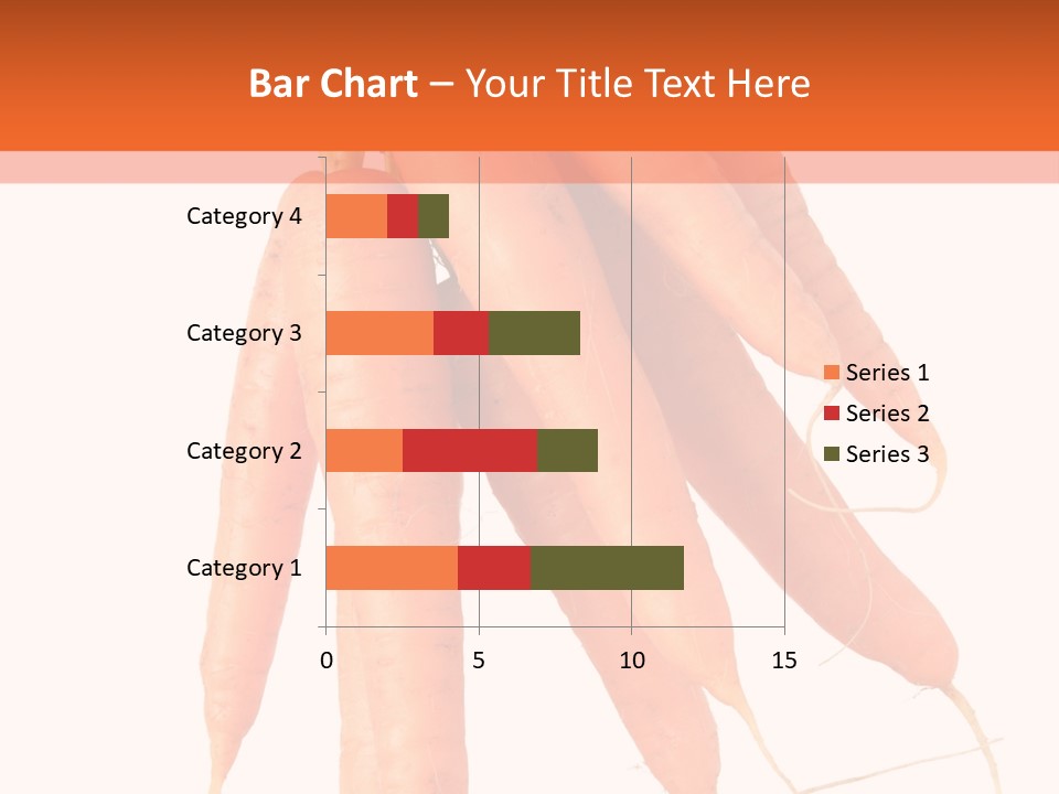 Agricultural Ingredients Orange PowerPoint Template