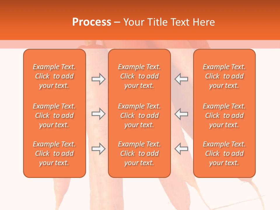 Agricultural Ingredients Orange PowerPoint Template