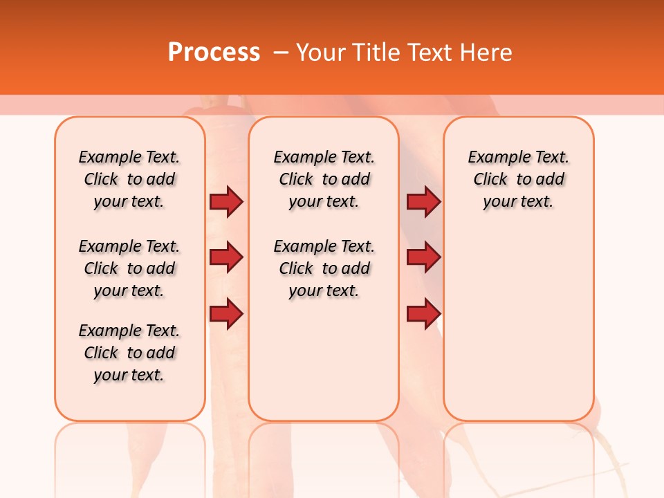 Agricultural Ingredients Orange PowerPoint Template