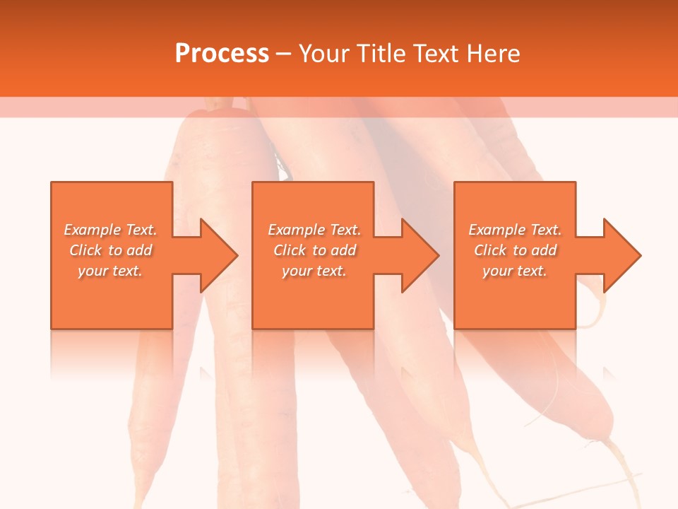 Agricultural Ingredients Orange PowerPoint Template