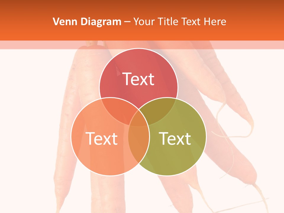 Agricultural Ingredients Orange PowerPoint Template