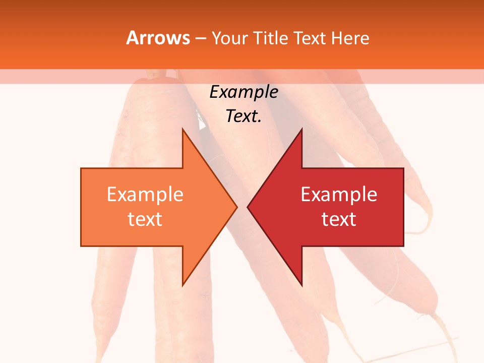 Agricultural Ingredients Orange PowerPoint Template