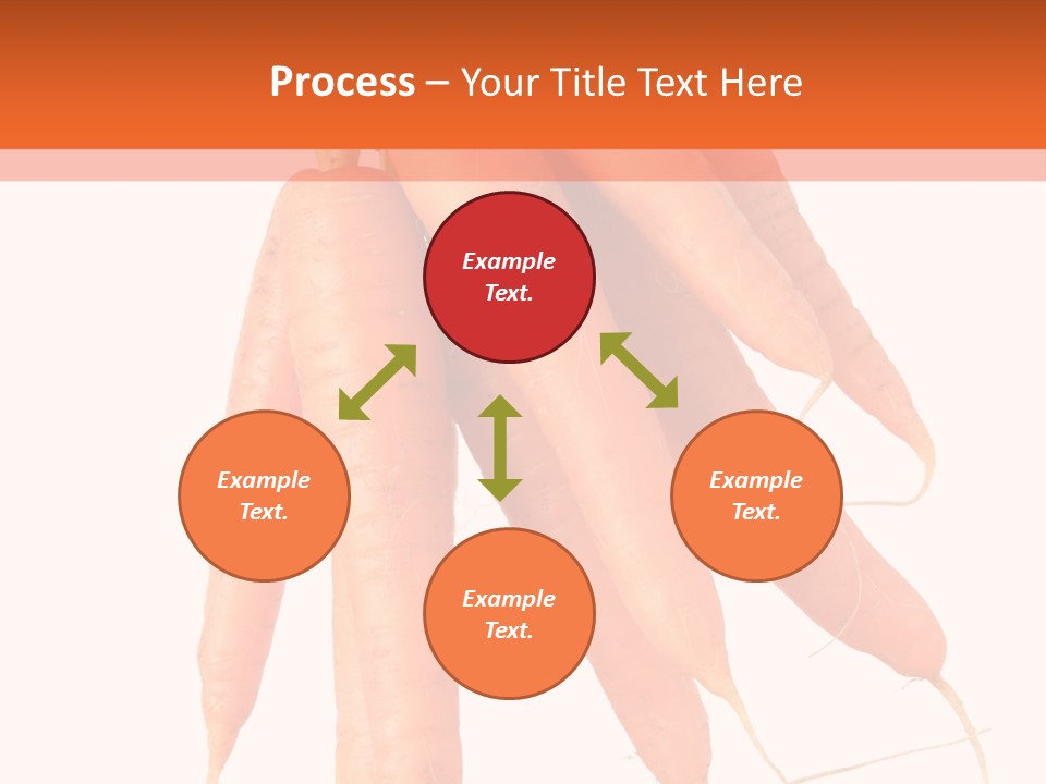 Agricultural Ingredients Orange PowerPoint Template