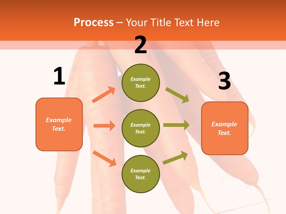 Agricultural Ingredients Orange PowerPoint Template