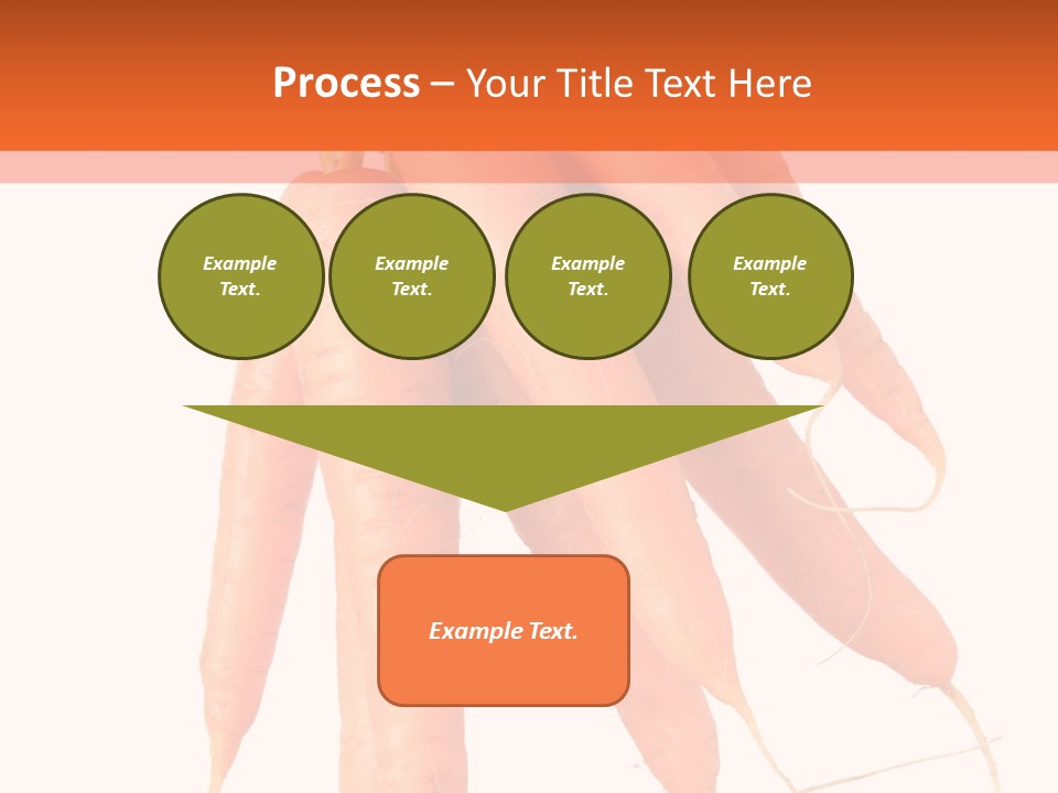 Agricultural Ingredients Orange PowerPoint Template