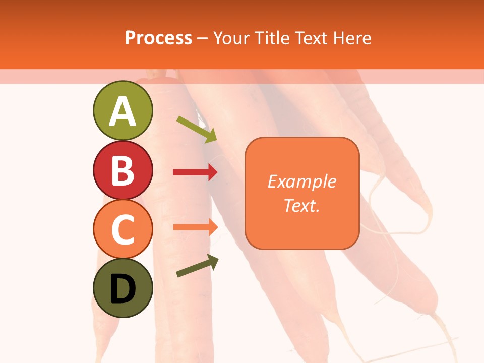 Agricultural Ingredients Orange PowerPoint Template