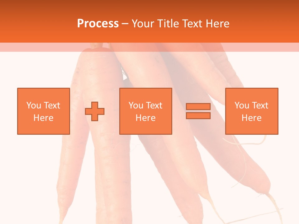 Agricultural Ingredients Orange PowerPoint Template