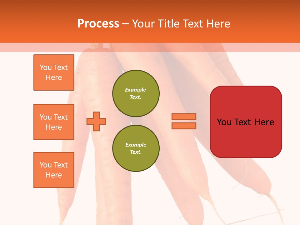 Agricultural Ingredients Orange PowerPoint Template