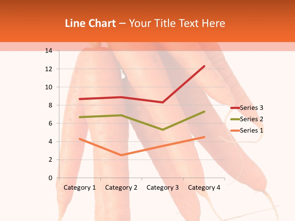 Agricultural Ingredients Orange PowerPoint Template