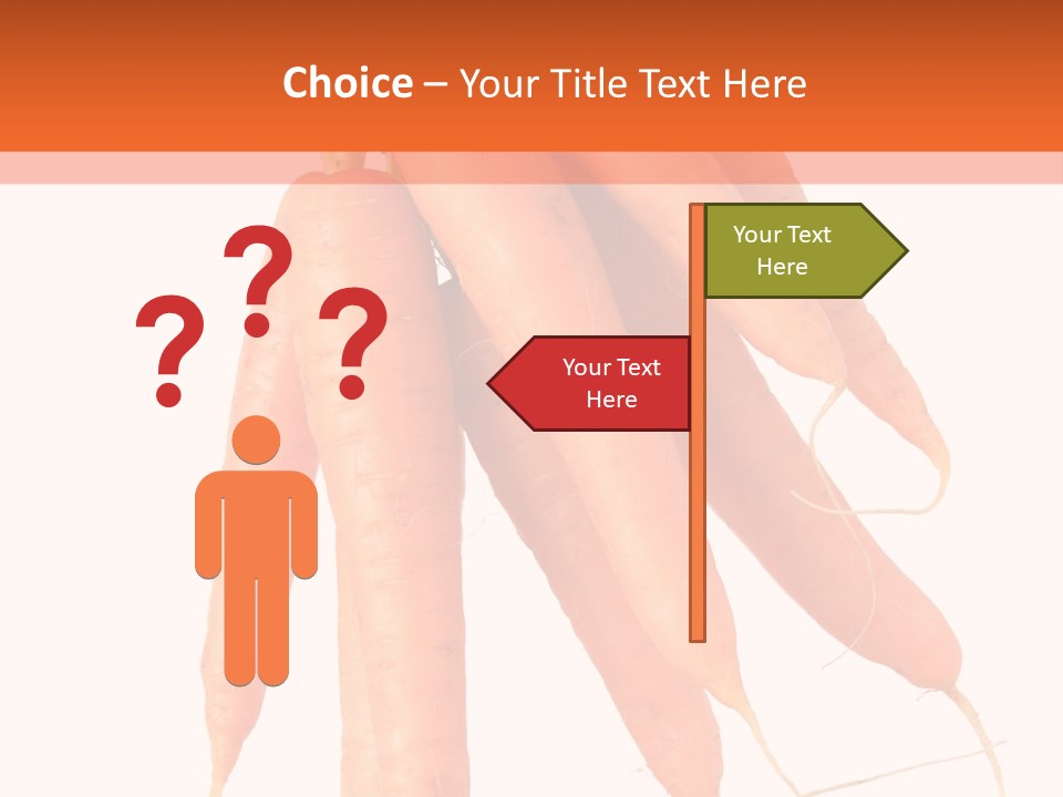 Agricultural Ingredients Orange PowerPoint Template
