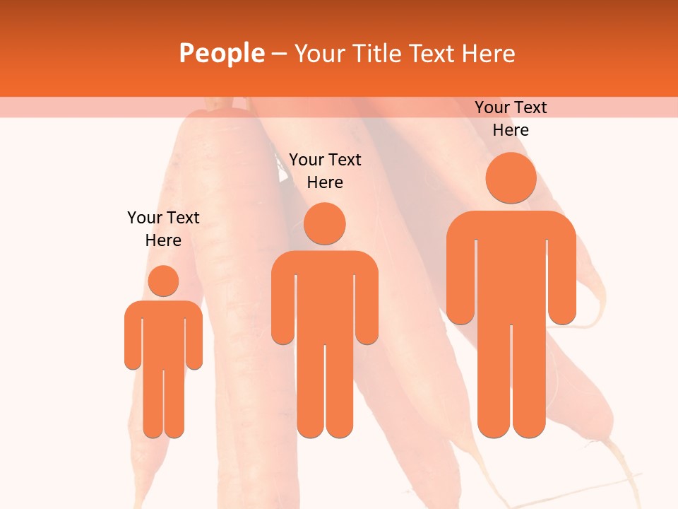 Agricultural Ingredients Orange PowerPoint Template