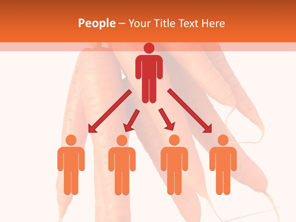 Agricultural Ingredients Orange PowerPoint Template