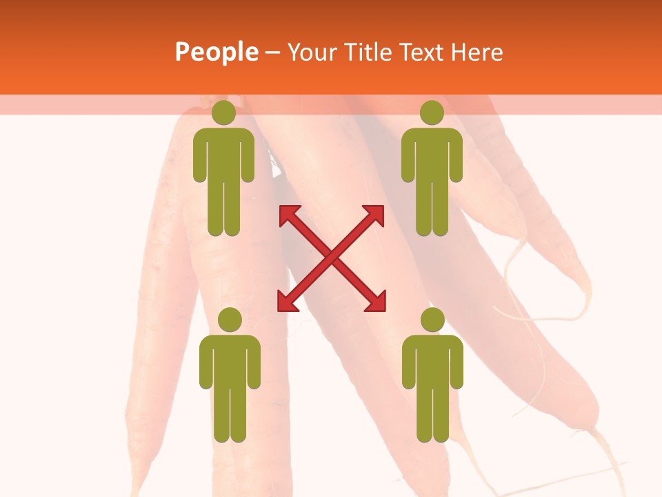 Agricultural Ingredients Orange PowerPoint Template