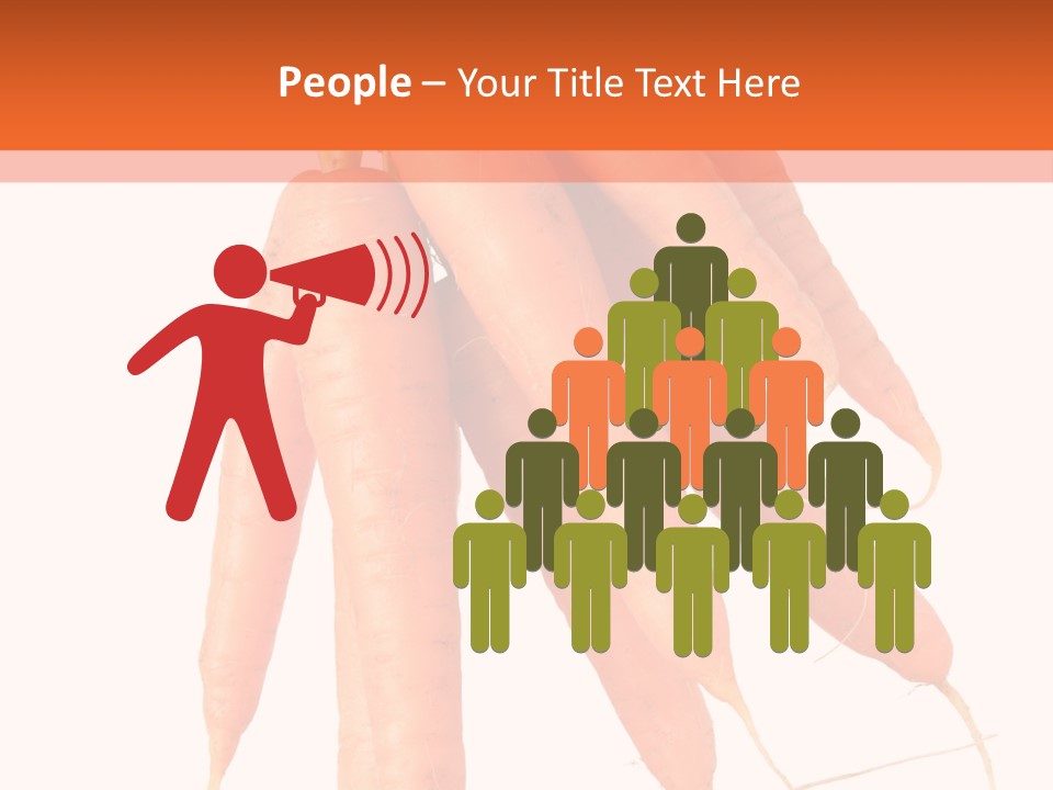 Agricultural Ingredients Orange PowerPoint Template