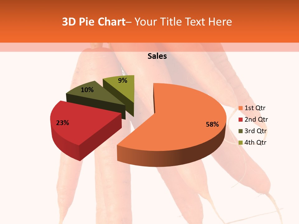 Agricultural Ingredients Orange PowerPoint Template