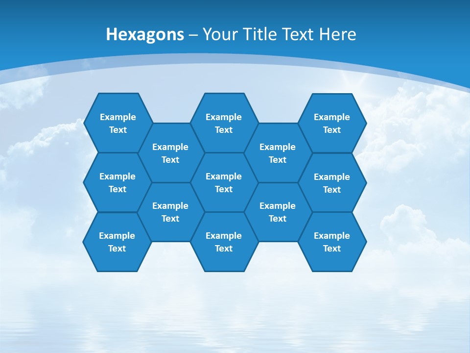 Sunny Cloudy Pure PowerPoint Template